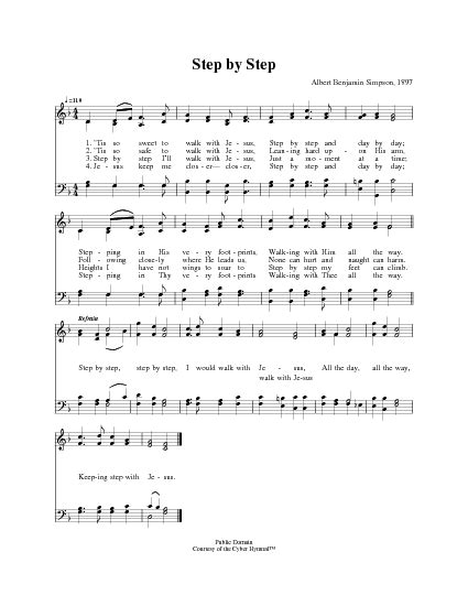 step by step lyrics|step by step lyrics hymn.